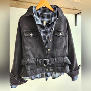 NWT || SONCY || black denim jacket